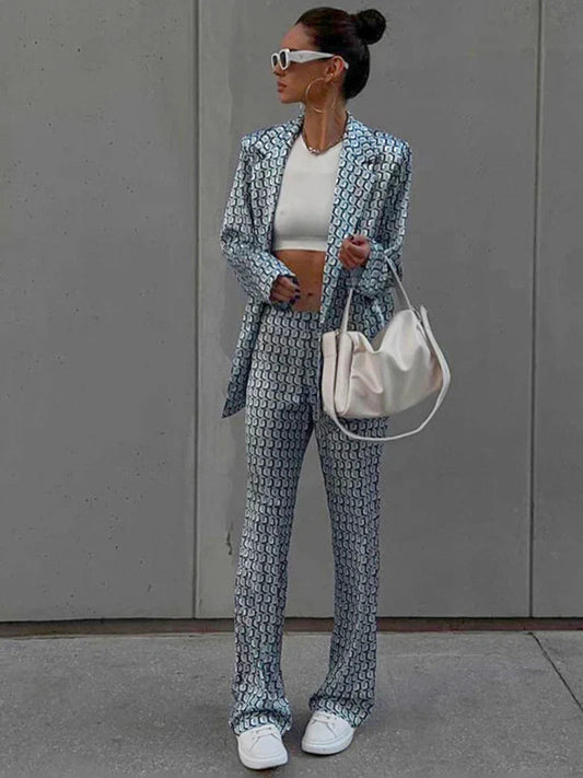 Chloe | Suit with Pattern